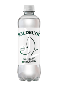 Kildelyk kildevand med brus