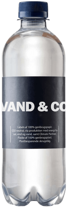 Vand med logo 0,50 liter